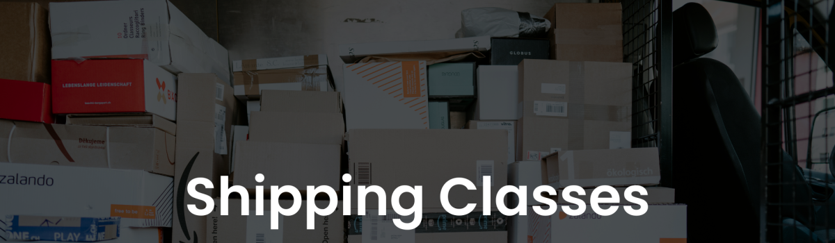 Product Shipping Classes