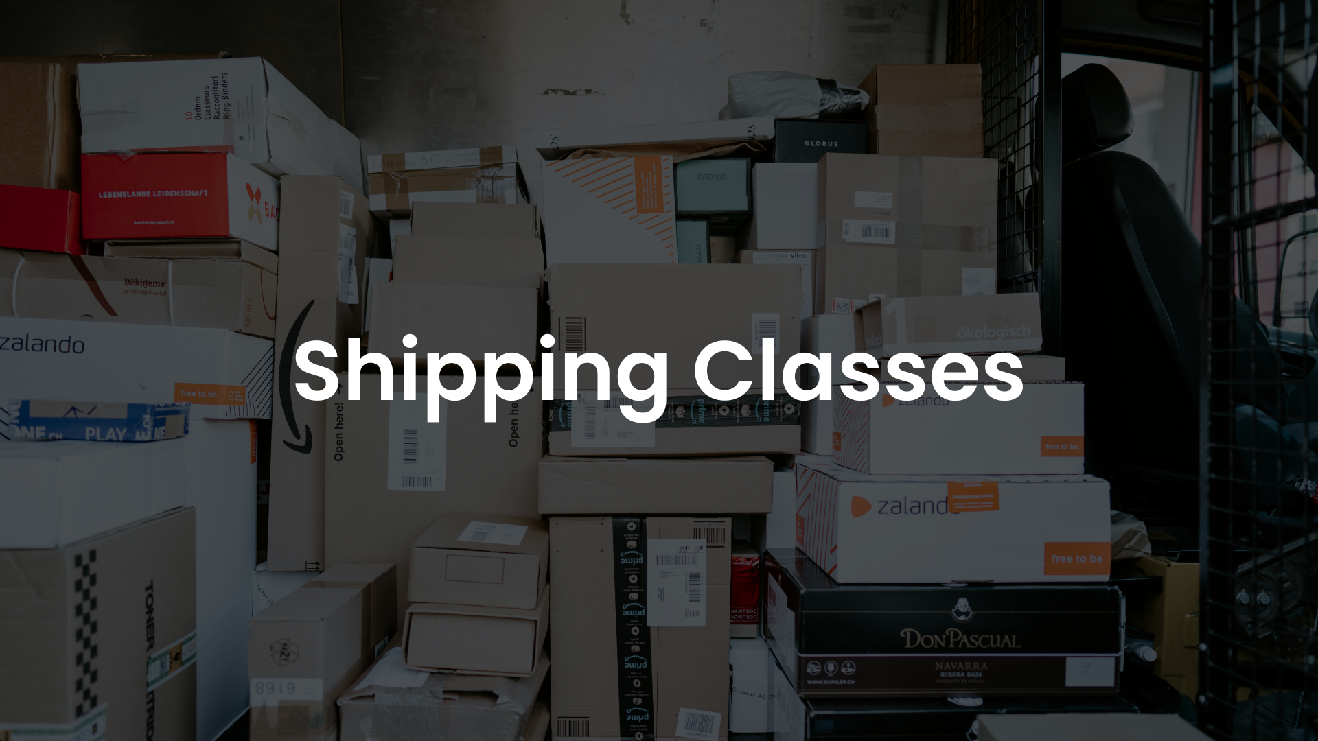 Product Shipping Classes