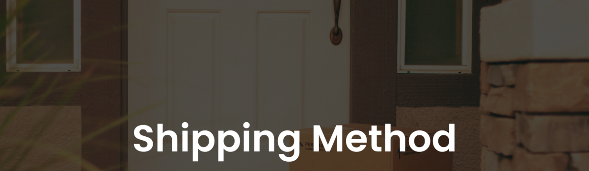 Set up your Shipping Method