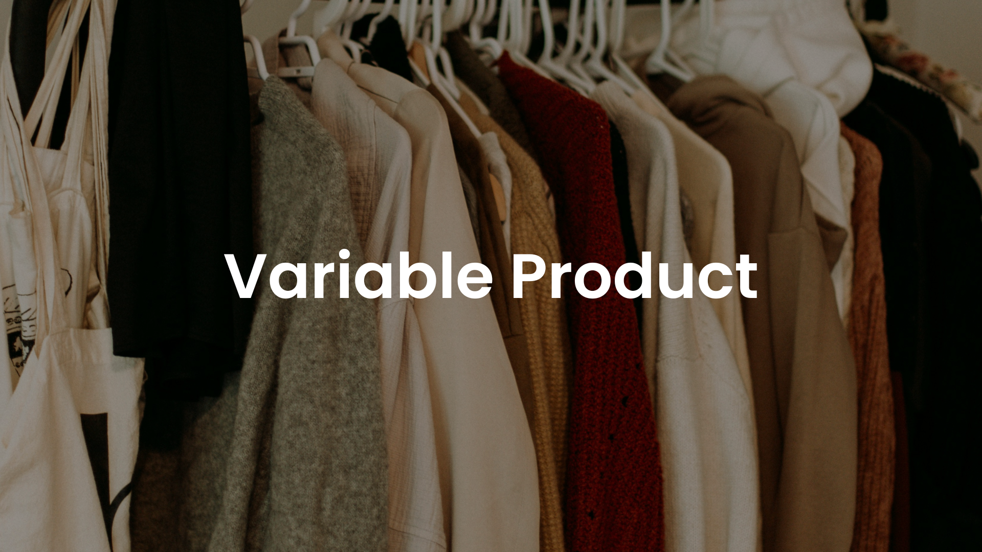 Setting up your Variable Product